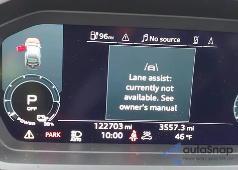 2022 Audi Q4 Sportback E-Tron Prestige 50 Quattro из США, поврежденный, VIN WA112BFZ9NP052414